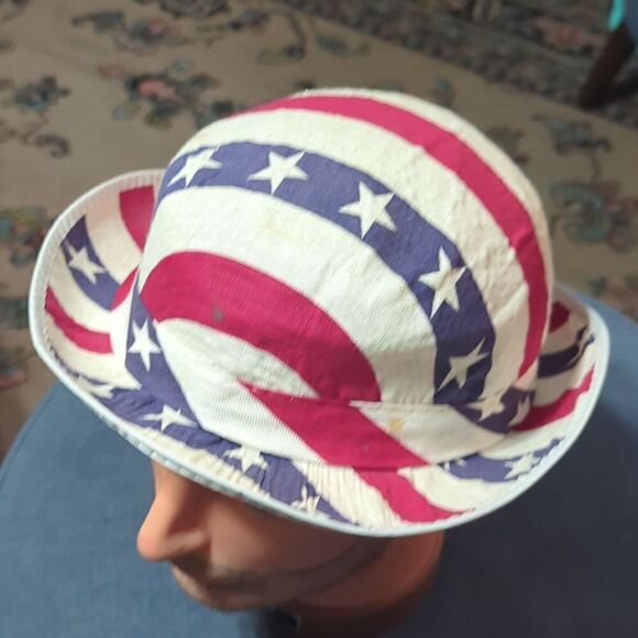 Vintage election/patriotic bowler hat (small) - Picture 2 of 7